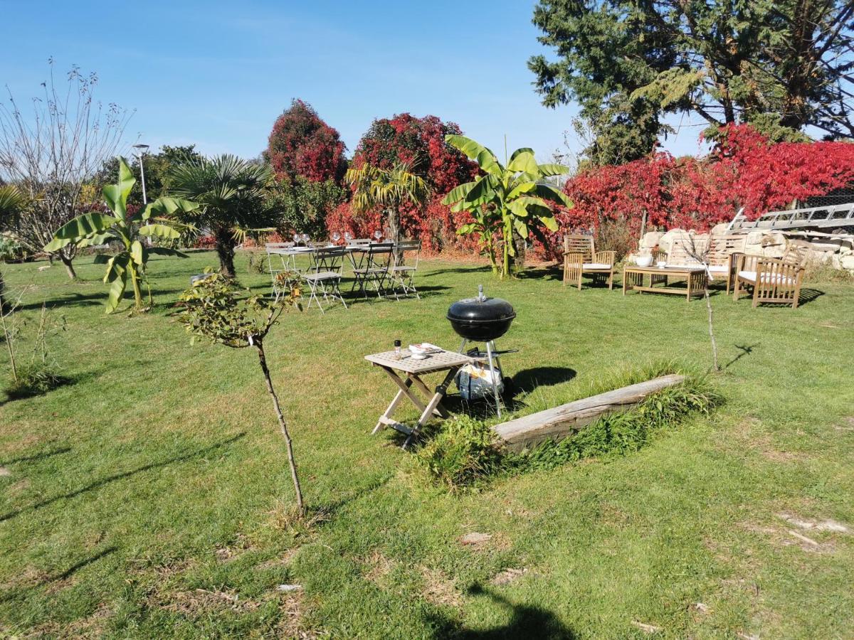 Jolie Villa Avec Piscine Dans Le St Emilionnais Sainte-Terre ภายนอก รูปภาพ
