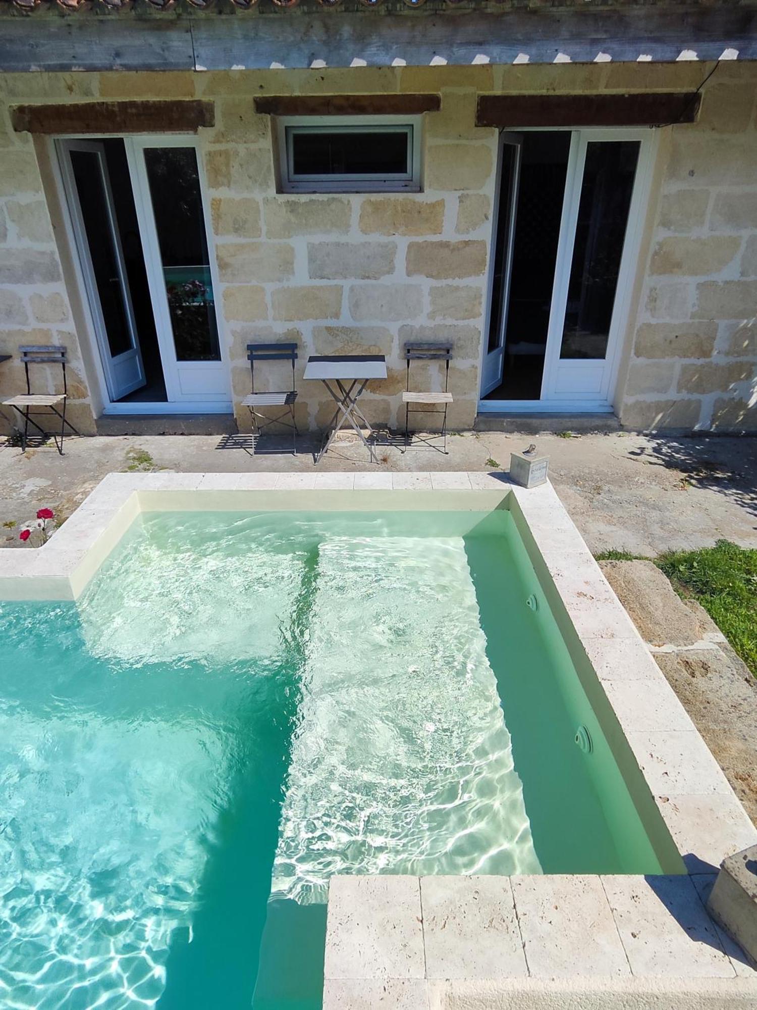 Jolie Villa Avec Piscine Dans Le St Emilionnais Sainte-Terre ภายนอก รูปภาพ